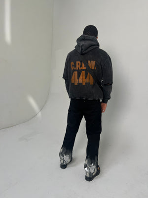 AC BLACK W/ CHROME CARPENTER PANTS