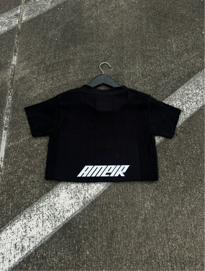 AC “IM JUST A G!RL” CROPPED TEE
