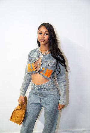 CREW WOMEN'S LIGHT DENIM FULL SET